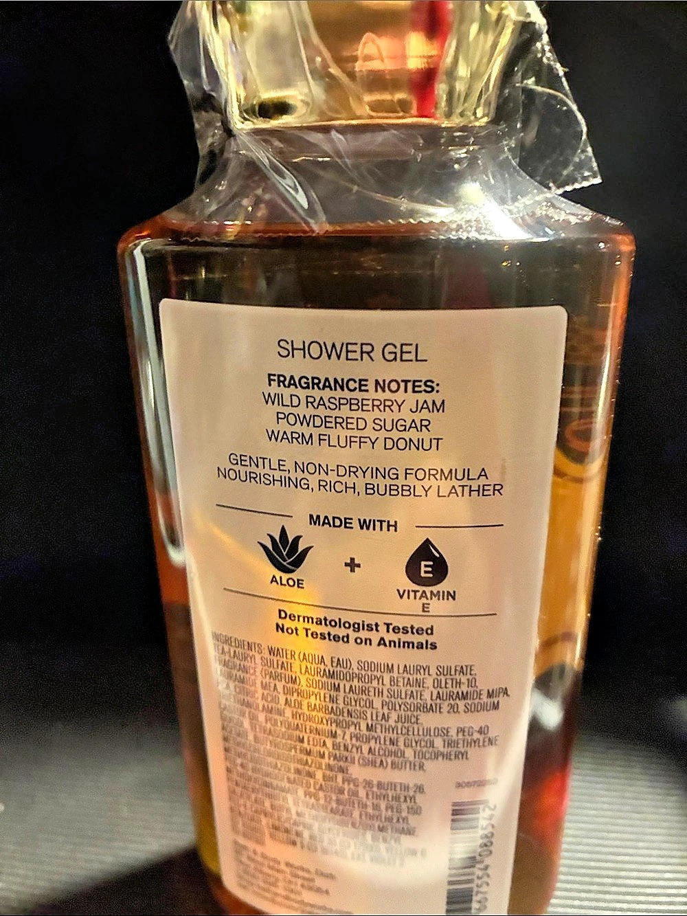 Bath & Body Works Raspberry Jam Donut Shower Gel - Picture 2 of 2
